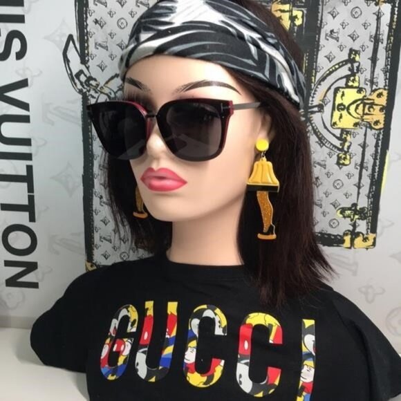 Tom Ford TF1014 71A Philippa-02 Sunglasses Shiny Bordeaux Smoke NEW - Picture 4 of 11